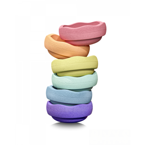 Stapelstein Stapelstein Pastel (6 stuks) Stapelstein Stapelstein Pastel (6 stuks)