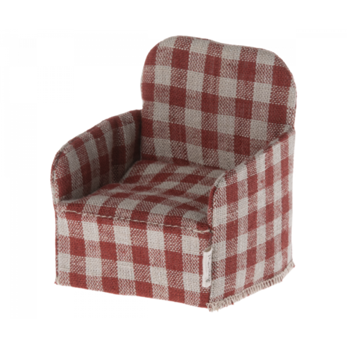 Maileg Maileg Stoffen stoel - rood Maileg Maileg Stoffen stoel - rood
