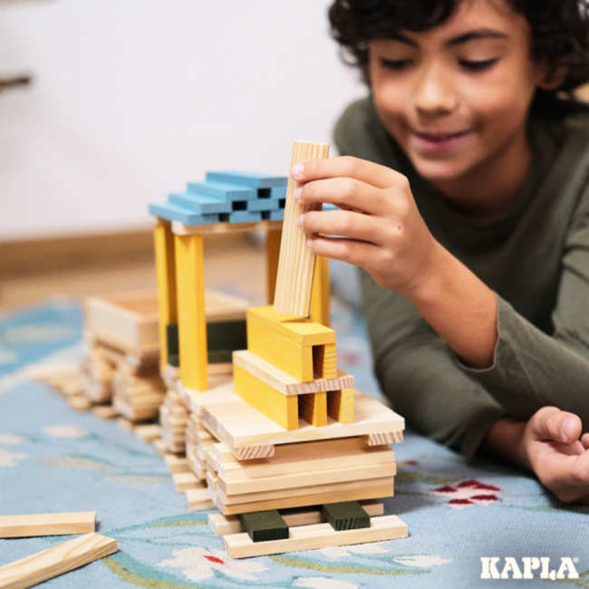 Kapla Barrel 120 Lichtblauw, Geel en Groen