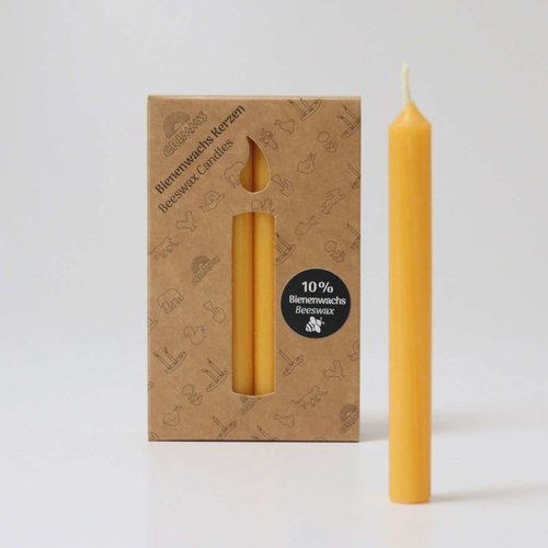 Grimms Grimms Bijenwas kaarsen (100%) Amber Grimms Grimms Bijenwas kaarsen (100%) Amber