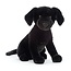 Jellycat Knuffels Jellycat Pippa  Black Labrador - zwarte labrador