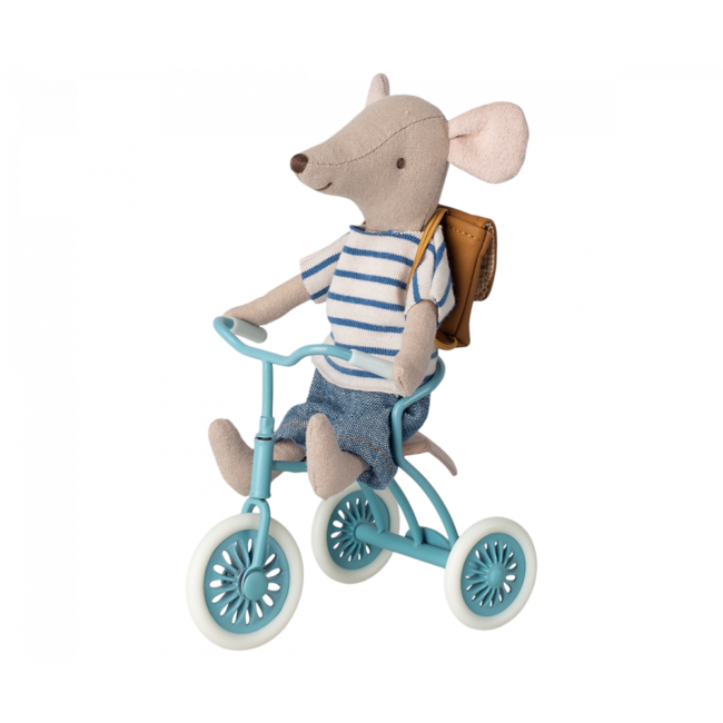 Maileg driewieler muis met tas, grote broer