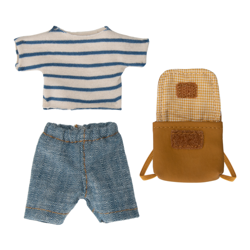 Maileg Maileg Kleding en tas voor grote broer Maileg Maileg Kleding en tas voor grote broer