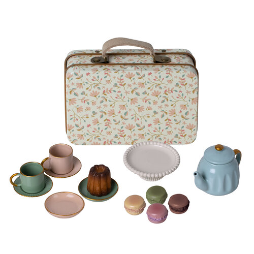 Maileg Maileg koffer met high tea set Maileg Maileg koffer met high tea set