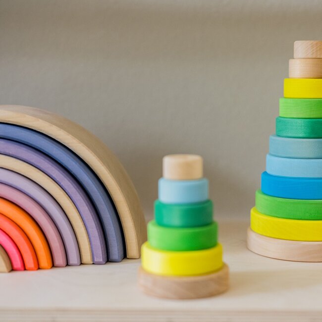 Grimms Stapeltoren Neon Groen Klein