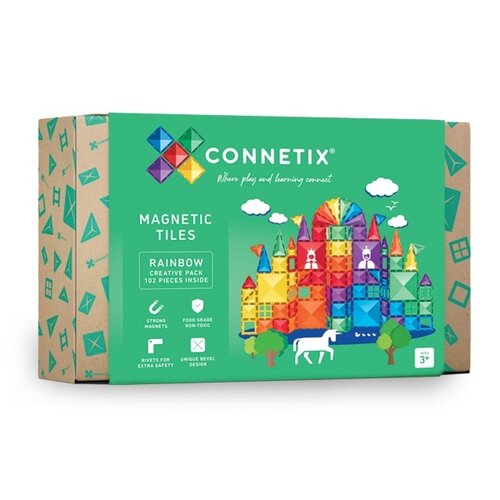 Connetix Connetix - Rainbow Creative Pack 102 stuks Connetix Connetix - Rainbow Creative Pack 102 stuks