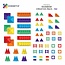 Connetix - Magnetische tegels - Rainbow Creative Pack 102 stuks