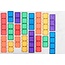Connetix - Magnetische tegels - Rainbow Rectangle Pack 18 stuks