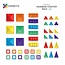 Connetix - Magnetische tegels -Rainbow Starter Pack 60 stuks