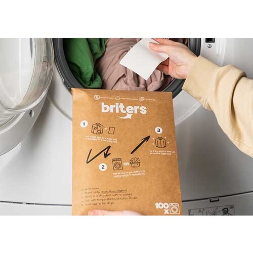 Briters Briters Wasmiddelstrips 100 wasbeurten Briters Briters Wasmiddelstrips 100 wasbeurten