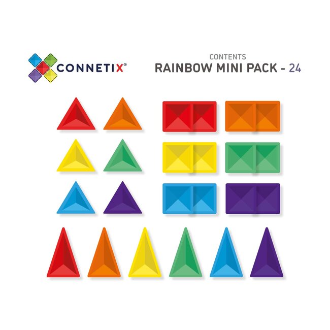 Connetix - Rainbow Mini Pack 24 stuks