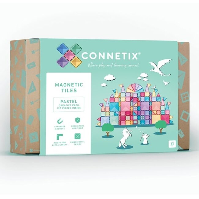 Connetix - Pastel Creative Pack 120 stuks