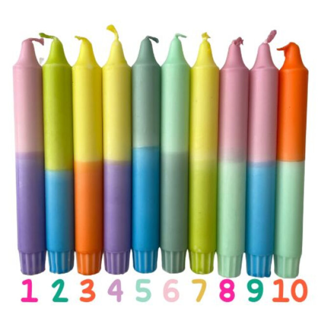 Dippy Kaarsen - Set van 3 stuks