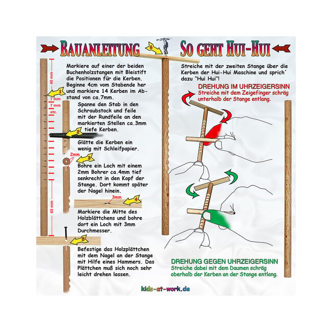 Kids at Work DIY Hui Hui spel