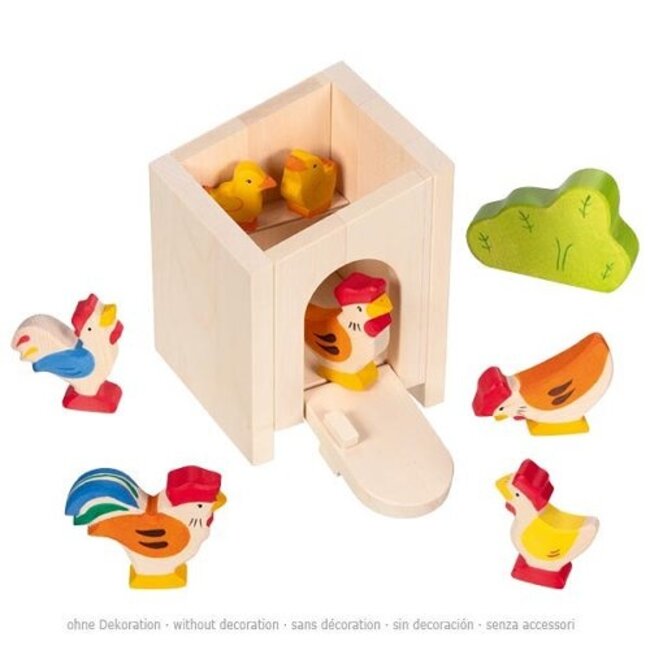 Holztiger Kippenren / Konijnenhok