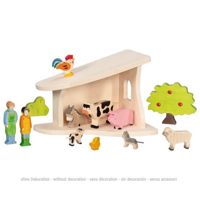 Holztiger Boerderij stal / Kerststal