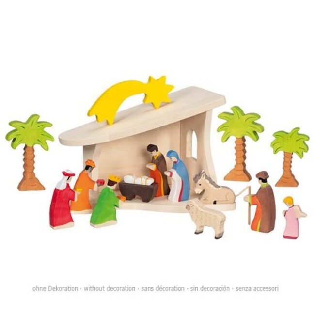 Holztiger Boerderij stal / Kerststal