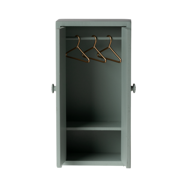 Maileg kledingkast zacht blauw