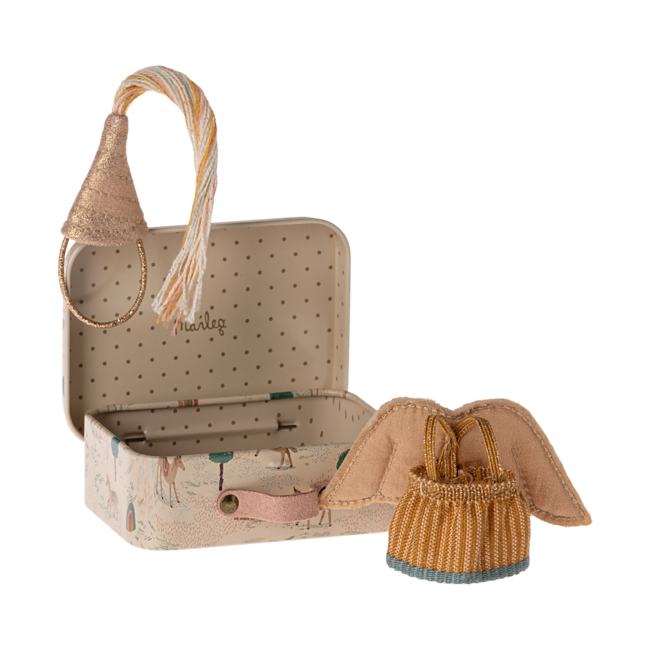 Maileg Feeën Kleertjes in koffertje, kleine zus muis