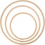 Houten Bamboe ringen - 3 stuks