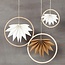 Houten Bamboe ringen - 3 stuks