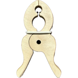 Speelbelovend Speelbelovend Reuze Houten knijpers, model B