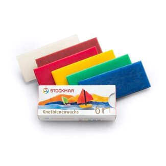 Stockmar Stockmar bijenkneedwas ass. 6 plakjes - 100x40 mm