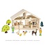 Holztiger Stal met takel