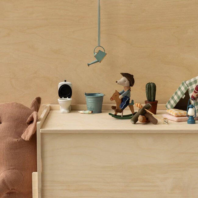 Maileg Cowboy op hobbelpaard - klein broertje