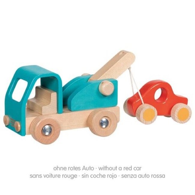 Goki Houten Bouwwagen - Takelwagen