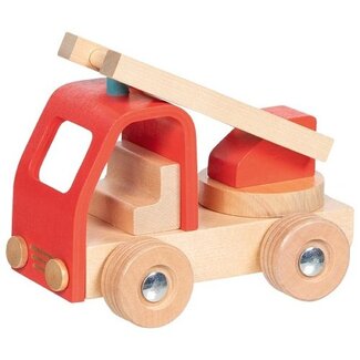 Goki Goki houten brandweer ladderwagen