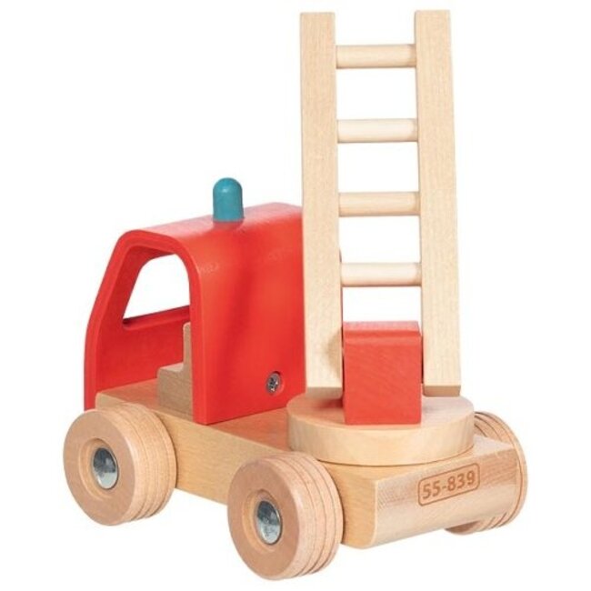 Goki houten brandweer ladderwagen
