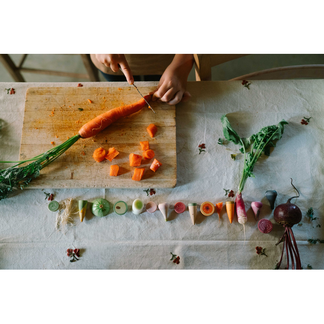Grapat set Veggies - houten groente