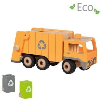 Goki Goki Houten Vuilniswagen Eco