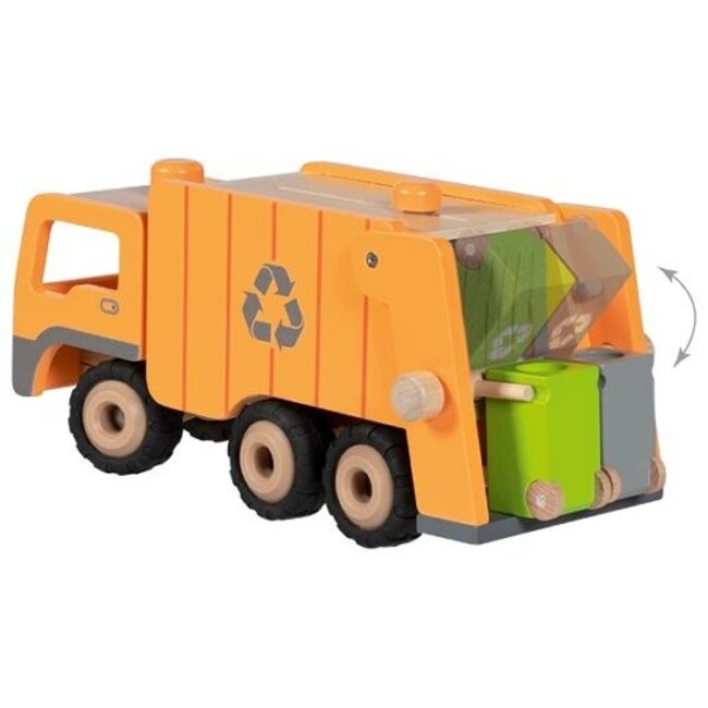 Goki Houten Vuilniswagen Eco