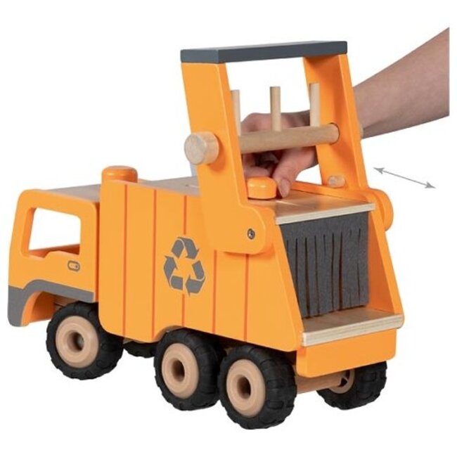 Goki Houten Vuilniswagen Eco