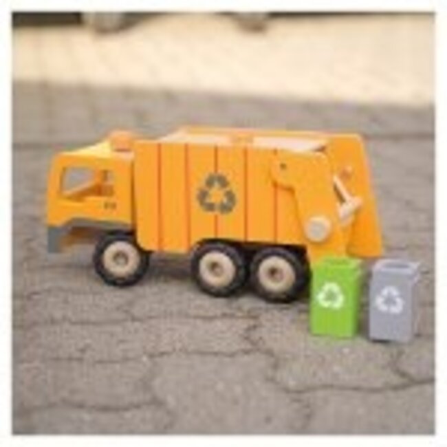 Goki Houten Vuilniswagen Eco