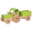 Goki houten tractor met aanhanger