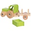 Goki houten tractor met aanhanger