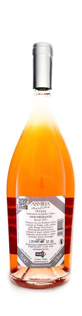 M. De Santis Luxury Wines "Asmira" Rose Frizzante