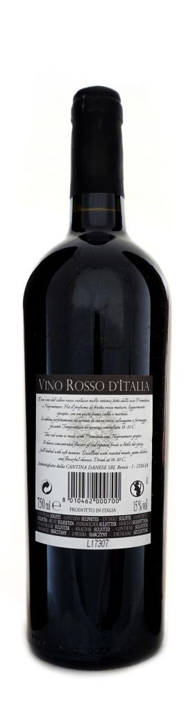Cantina Danese Vino Rosso d'Italia