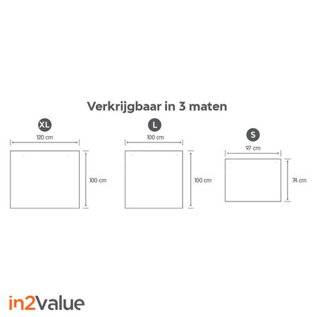 In2Value Preventiescherm met ophangsysteem