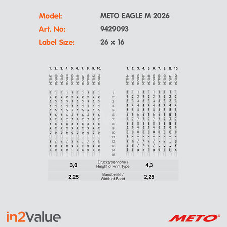 METO Meto Eagle Prijstang M 2026