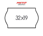 32x19 mm METO Etiketten