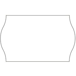 METO PJH Meto HACCP Prijsetiketten wit 26x16mm  (1200 stuks per rol, min 6 rol)