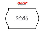 26x16 mm étiquettes METO