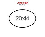 20x14 mm METO Etiketten