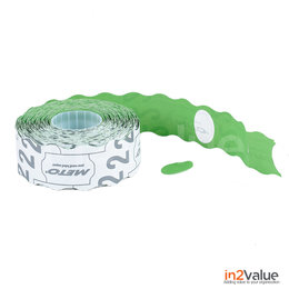 METO Meto Etiquettes de prix Ovale vert 20x14 (26x16) mm (1200 pcs, min 18 rlx)