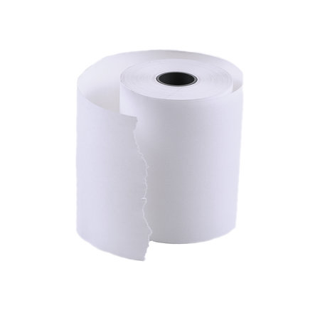 In2Value 50 rouleaux de caisse enregistreuse thermique 57x47x12mm, blanc
