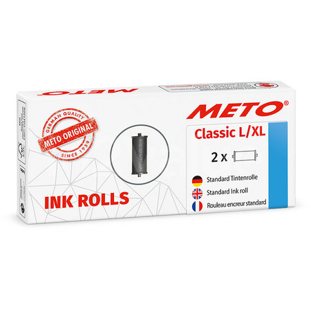 METO Rouleaux d'encre Meto Classic Taille : L et XL (par 2 pièces)